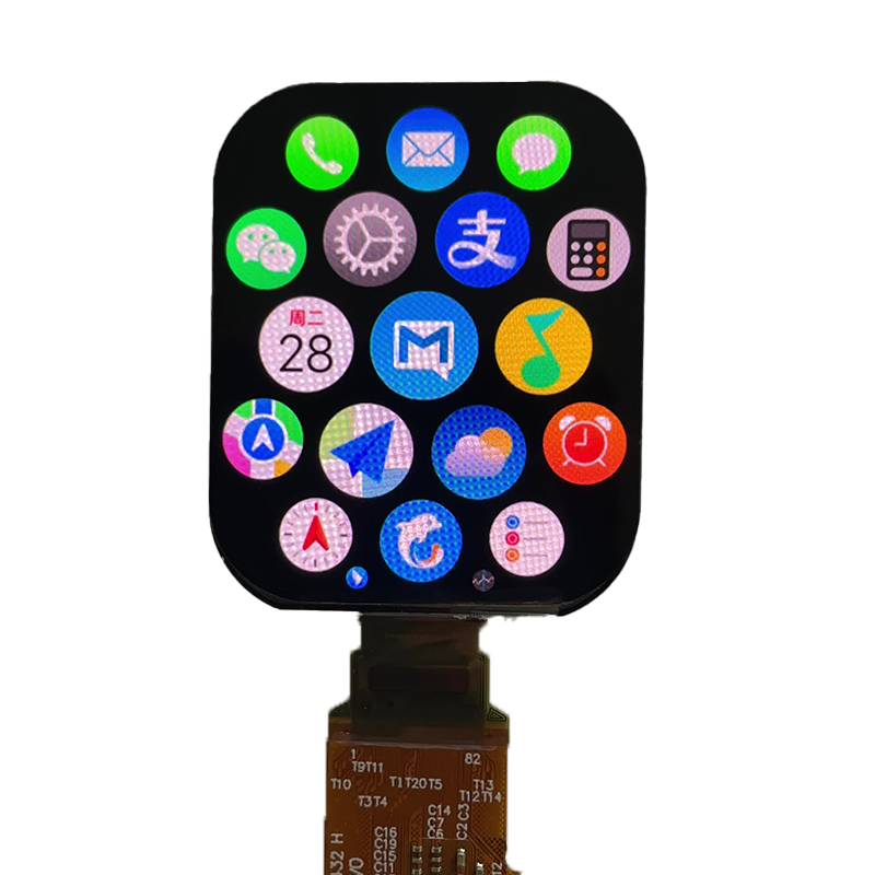2.06-inch AMOLED Industrial Screen | 410×502 Resolution | 600 Nits High Brightness | MIPI/SPI Dual Mode | Barcode Scanning/Motion Camera Specialized