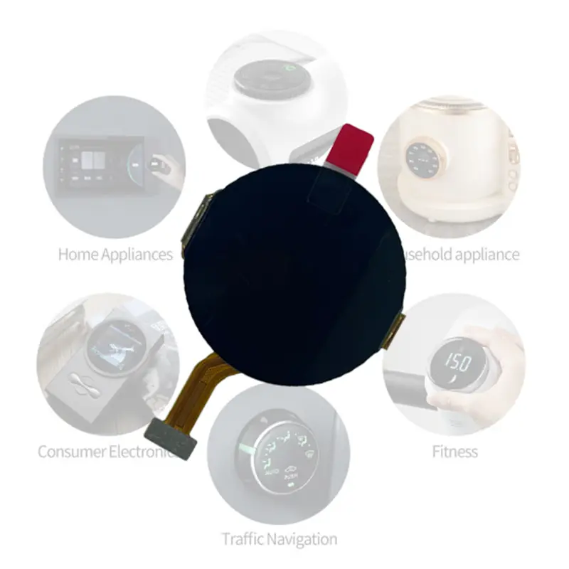 1.43" Circular OLED 466x466 MIPI for Smartwatches/Industrial5