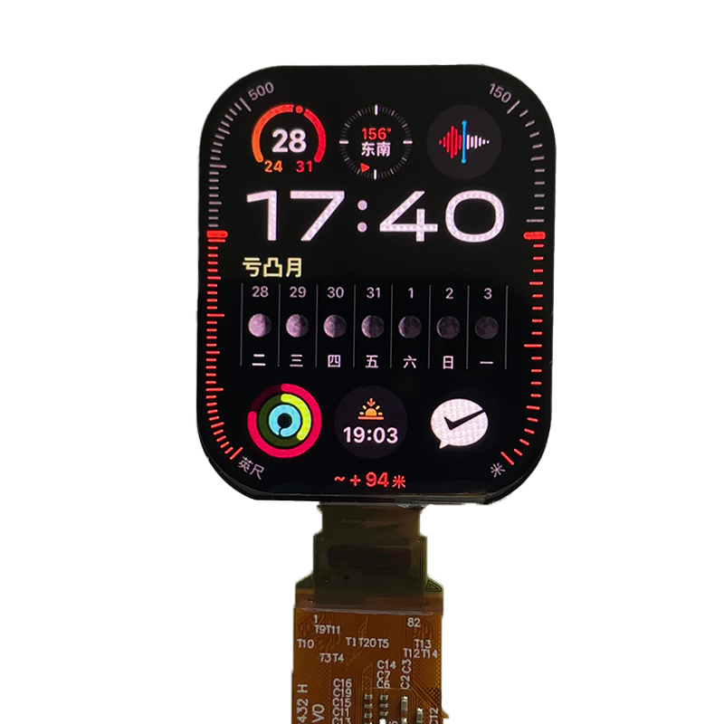 2.06-inch AMOLED Industrial Screen | 410×502 Resolution | 600 Nits High Brightness | MIPI/SPI Dual Mode | Barcode Scanning/Motion Camera Specialized2