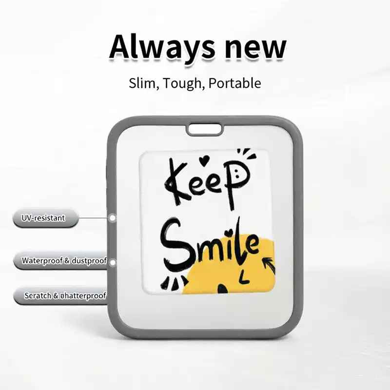 BLHLCD 1.54-inch 4-Color E Ink Display Keychain5