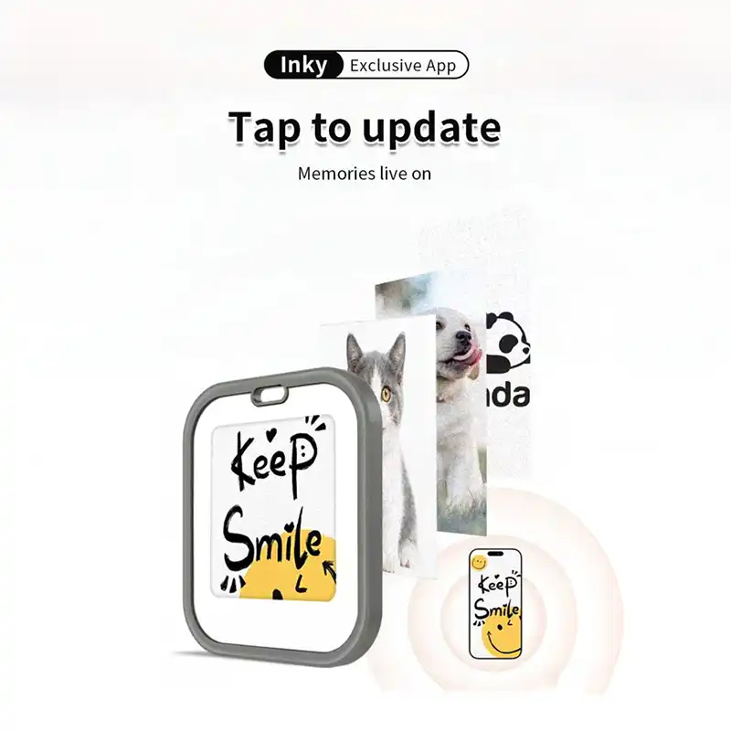 BLHLCD 1.54-inch 4-Color E Ink Display Keychain3