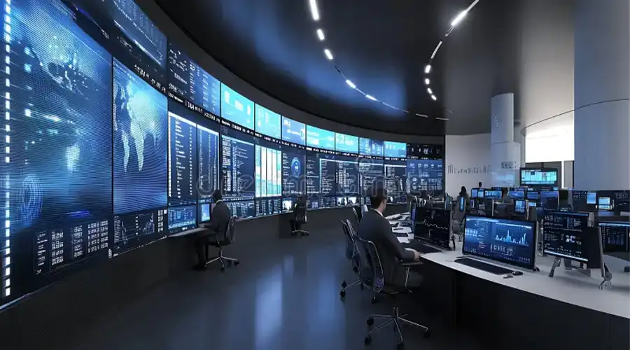 Smart Stretched Bar LCD Displays for Control Rooms and Command Centers